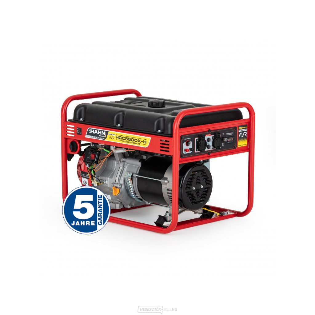 Hahn & Sohn benzin generátor HGG 5500 X-H