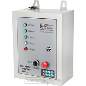 Könner & Söhnen ATS kapcsoló KS ATS 4/25 (inverter) Könner & Söhnen ATS kapcsoló KS ATS 4/25 (inverter) gallery main image