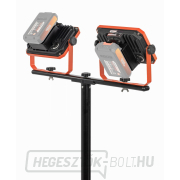 POWERPLUS POWDP8035 - Elemes LED zseblámpa állványon 2x20V plusz 220V 2x20W (elem nélkül) náhled