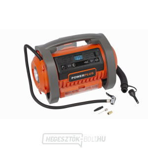 Akkumulátorkompresszor POWERPLUS 20V POWDP7030 plus 220V (akkumulátor nélkül) gallery main image