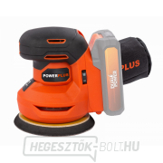 Akkus orbitális csiszoló PowerPlus POWDP50400 - 20V (akkumulátor nélkül), 125mm Előnézet 