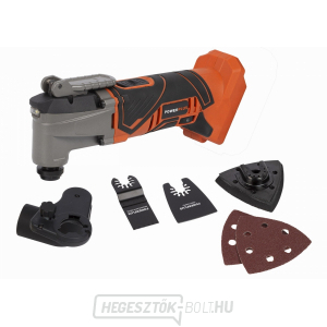 POWERPLUS POWDP4060 - Akkus multitool rezgőcsiszoló 20V (akkumulátor nélkül)