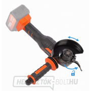 Akkus sarokcsiszoló 125mm POWERPLUS POWDP35170 - 40V kefe nélküli (akkumulátor nélkül) náhled