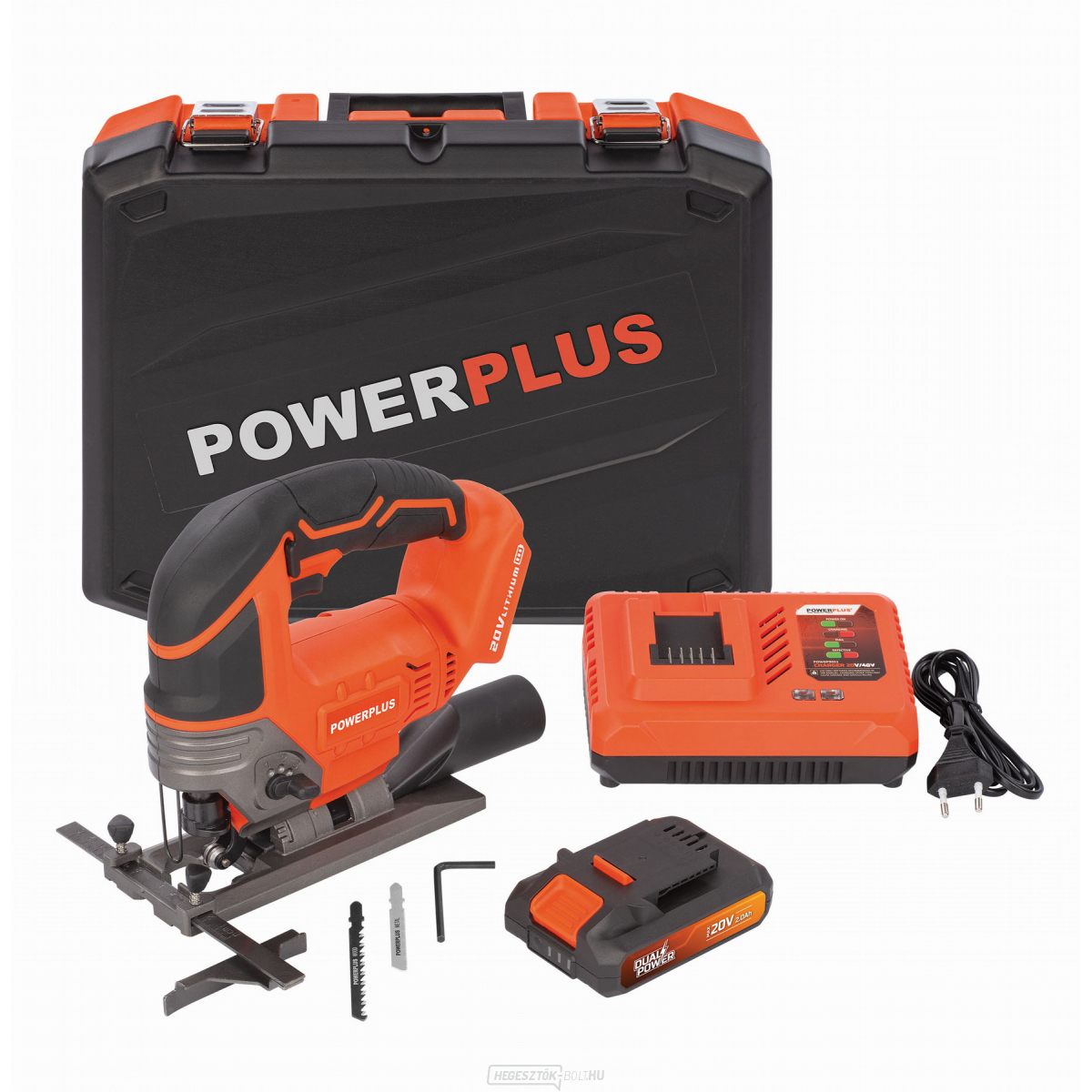 POWERPLUS POWDP25310 - Akkus szúrófűrész 20V KÉSZLET