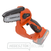 POWERPLUS POWDPG7572 - AKU egykezes láncfűrész 20V LI-ION 100mm (AKU nélkül) Előnézet 