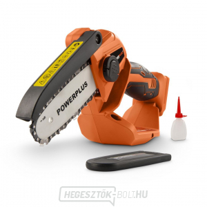 POWERPLUS POWDPG7572 - AKU egykezes láncfűrész 20V LI-ION 100mm (AKU nélkül) POWERPLUS POWDPG7572 - AKU egykezes láncfűrész 20V LI-ION 100mm (AKU nélkül) gallery main image