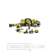 Ryobi R18CK4-252S 18 V-os akkumulátor készlet (R18DD3 R18T-0 RRS1801M R18CSP 1 x 5,0 Ah 1 x 2 Ah töltő) gallery main image