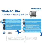 Rugó nélküli trambulin Marimex Free Jump 244 cm náhled