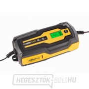 POWERPLUS POWX4207 - Automata akkumulátortöltő 160W/10A/200Ah Előnézet 