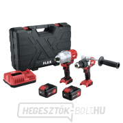 Flex 2 sebességes akkus fúró-csavarozó 18,0 V ütvecsavarozós akkus ütvecsavarral gallery main image