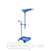 Kocsi olajleeresztő hordóhoz, tölcsérrel, tartály nélkül Kocsi olajleeresztő hordóhoz, tölcsérrel, tartály nélkül gallery main image