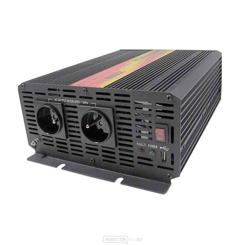 Feszültségváltó CARSPA CAR2K 12V/230V 2000W