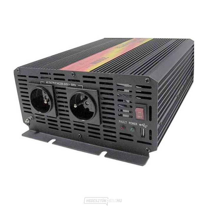 Feszültségváltó CARSPA CAR2K 24V/230V 2000W