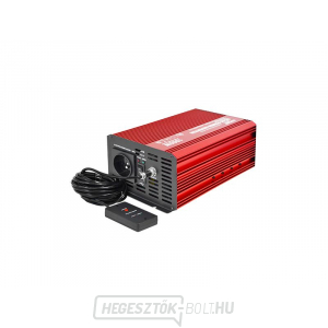 Feszültség átalakító CARSPA P600 12V/230V 1000W tiszta szinuszos DO