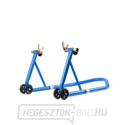 Állvány országúti motorkerékpárokhoz, teherbírása 340 kg Állvány országúti motorkerékpárokhoz, teherbírása 340 kg gallery main image