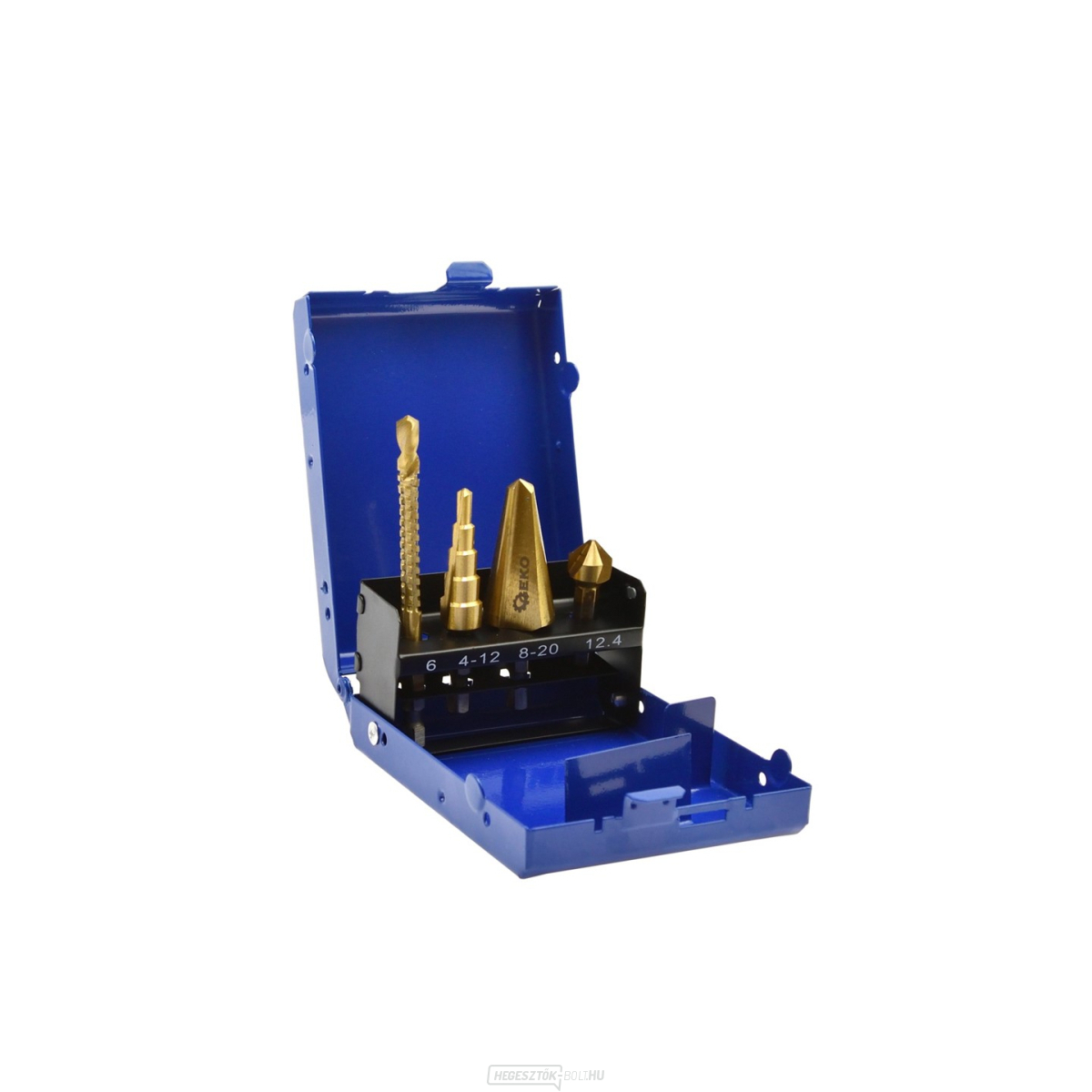 HSS fúrók fémhez, különféle típusok, 4 db-os készlet