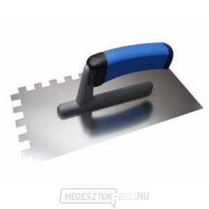 KUBALA - rozsdamentes acél simító 270x130mm fog 6mm - kétkomponensű nyél KUBALA - rozsdamentes acél simító 270x130mm fog 6mm - kétkomponensű nyél gallery main image