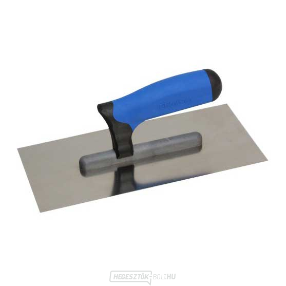 KUBALA - rozsdamentes acél simító 270x130mm sima - kétkomponensű nyél