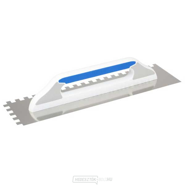 KUBALA - rozsdamentes acél simító 480x130mm fog 8mm - háromkomponensű nyél