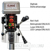 Elmag KBM 16 T Vario asztali fúrógép Előnézet 