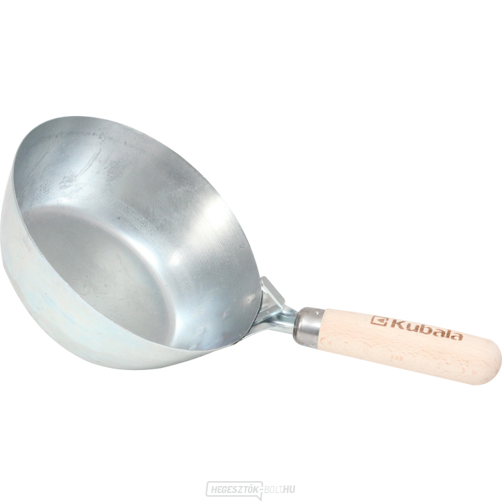 KUBALA - kőműves merőkanál, horganyzott 170mm