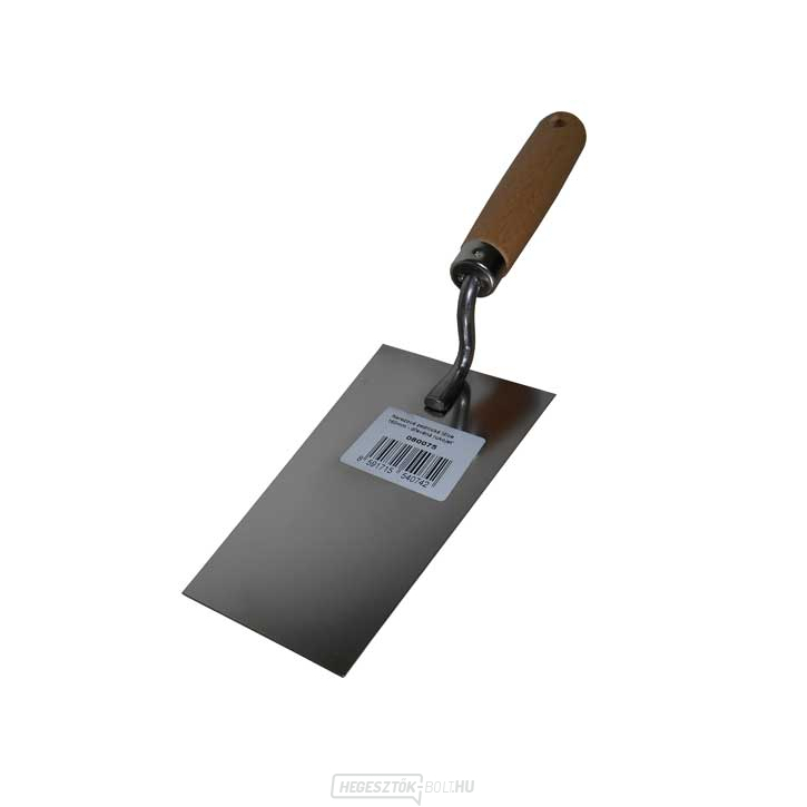 Rozsdamentes acél simító 180mm - fa nyél