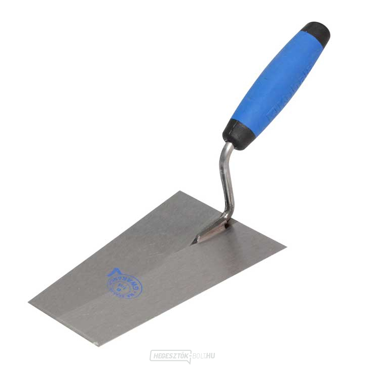 KUBALA - köszörült falazókanál, trapéz alakú 120x180x80mm