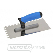 KUBALA - rozsdamentes acél simító 270x130mm fog 10mm - kétkomponensű nyél KUBALA - rozsdamentes acél simító 270x130mm fog 10mm - kétkomponensű nyél gallery main image