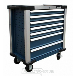 Műhelykocsi nem felszerelt, 7 fiókos, központi zár, rozsdamentes lemez - ASTA Műhelykocsi nem felszerelt, 7 fiókos, központi zár, rozsdamentes lemez - ASTA gallery main image