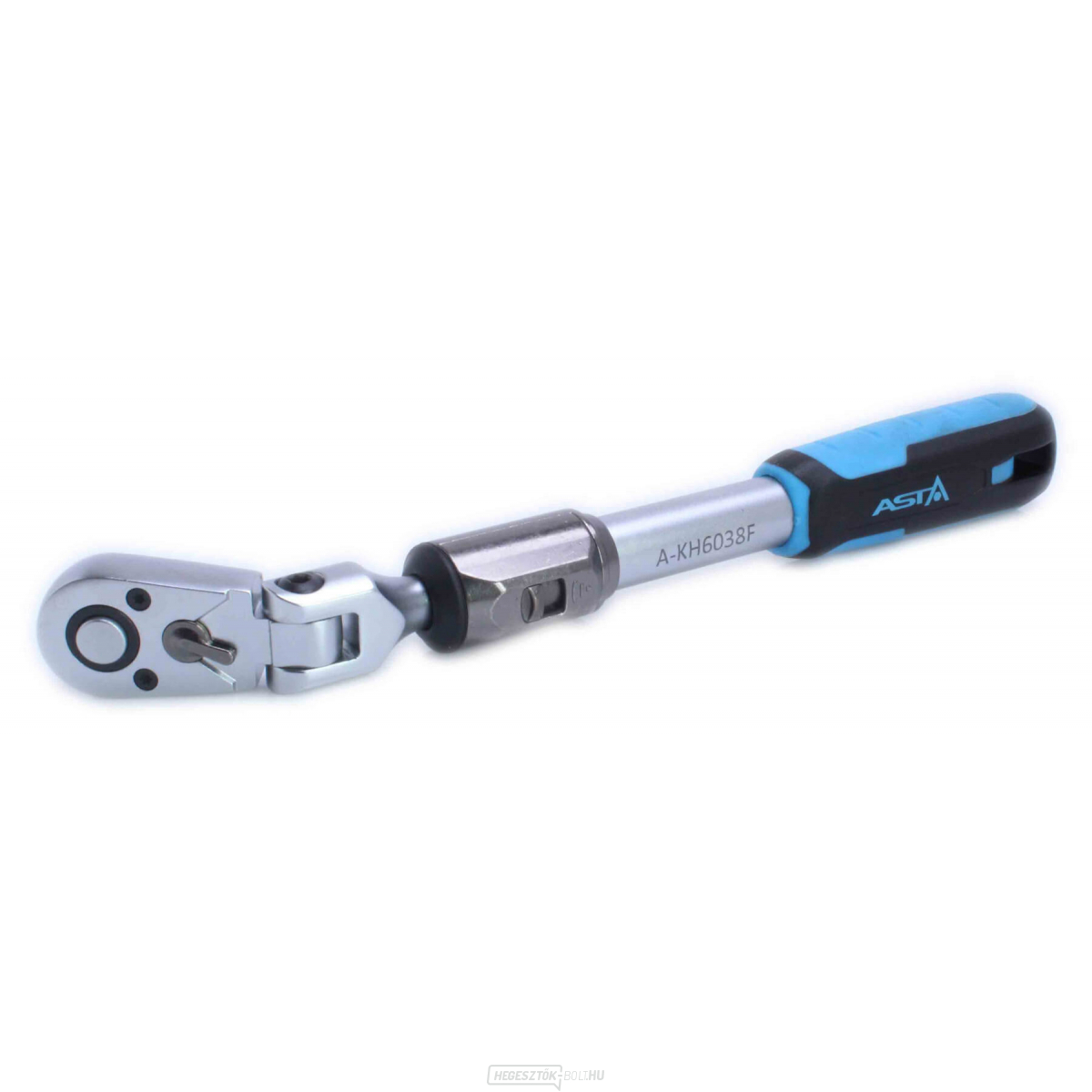 Teleszkópos racsnis 3/8"-os csuklóval, hossz 265 - 366 mm, 60 fog, kapcsolóval - ASTA
