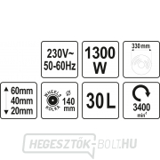 Elektromos fűnyíró 1300W Előnézet 