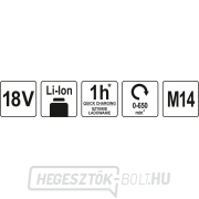 Akkumulátor keverő YATO YT-82881 18V (akkumulátor nélkül) náhled