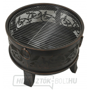 SANTORIN réz patinás kandalló fedővel Előnézet 