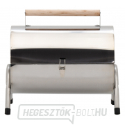 Faszén grill DOUBLE 2x 38cm utazó Előnézet 