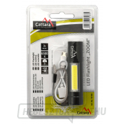 Led zseblámpa 120lm újratölthető náhled