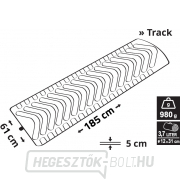 Felfújható matrac TRACK 185x61cm kék Előnézet 