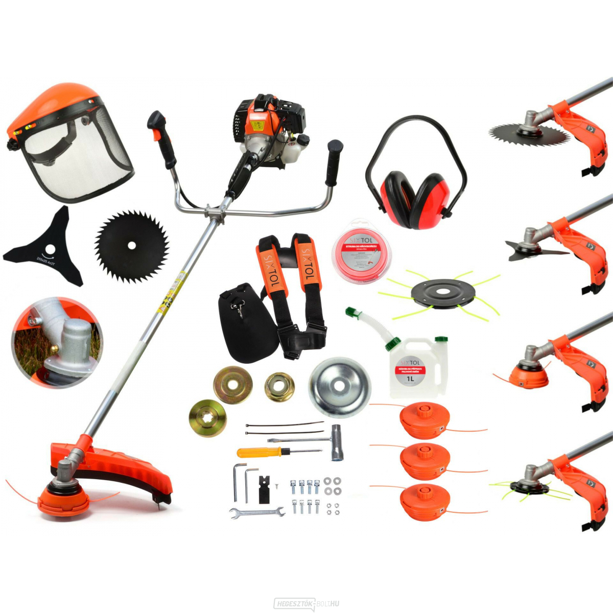 Benzines bozótvágó GRASS CUT 3.8 SIXTOL