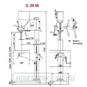 Strands S-30 oszlopos fogaskerekes fúró Előnézet 