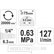 Pneumatikus keresztcsiszoló 20000 ford./perc Előnézet 