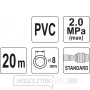 PVC levegőtömlő 8mm, 20m Előnézet 