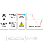 Feszültségváltó 12/230V 800W náhled