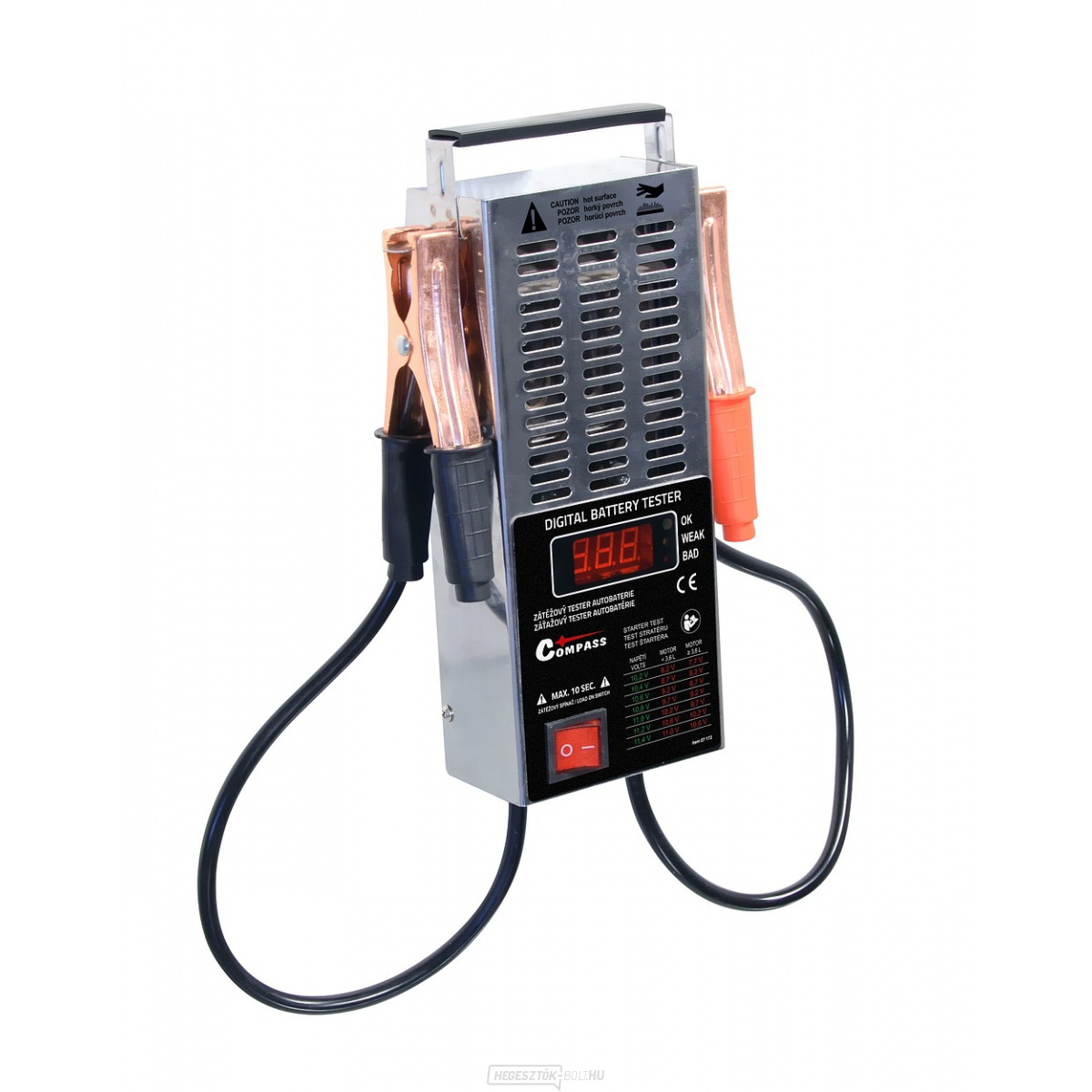 LED terhelésű autó akkumulátor teszter