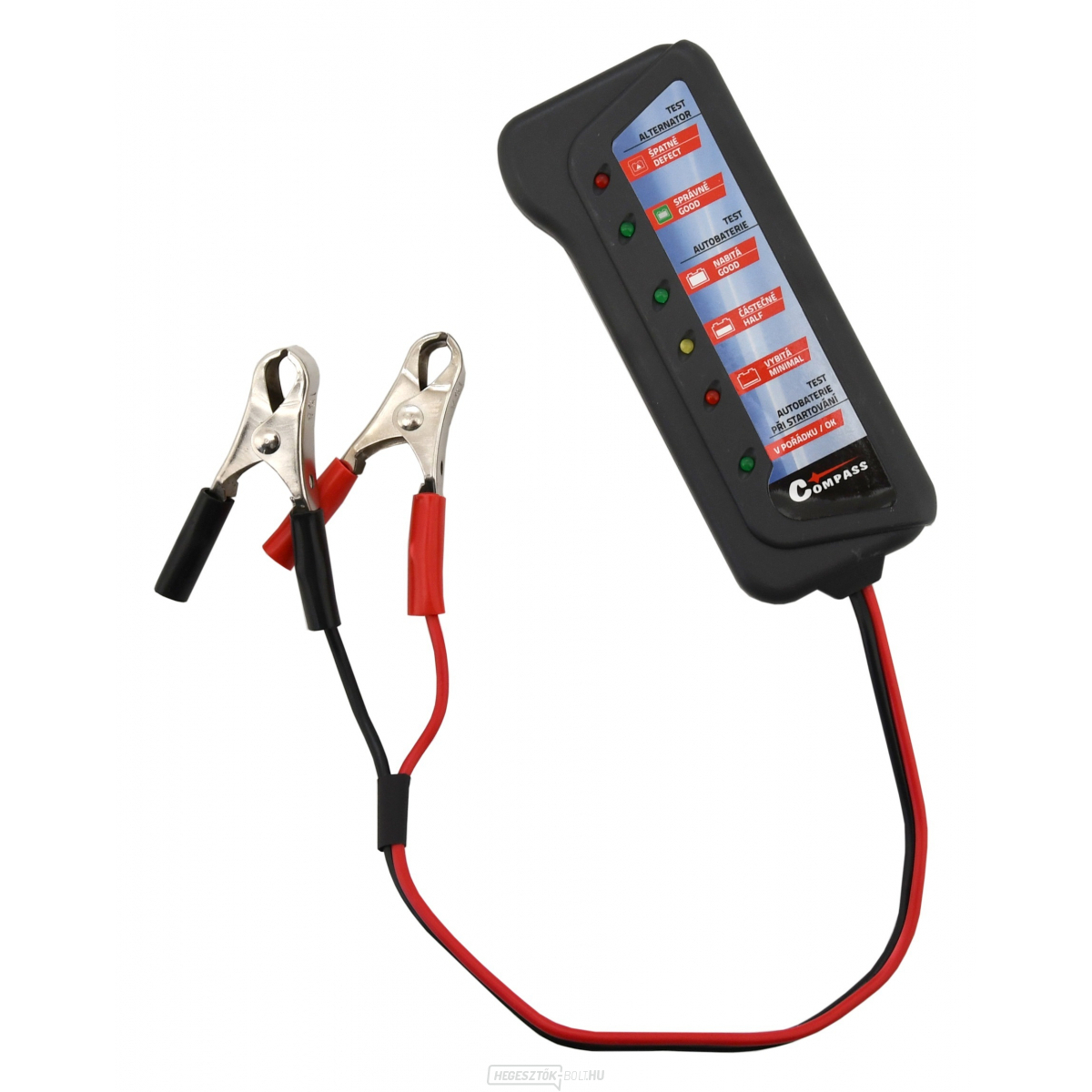 12V autó akkumulátor és generátor tesztelő