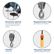 Elektromos kötélcsörlő HRS 400 Előnézet 