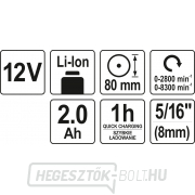 Polírozó 12V AKU kétfokozatú náhled