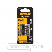 DEWALT 5 RÉSZES PZ2 25 mm-es, EXTRÉM TORZIÓS BETŰ KÉSZLET DT7387T gallery main image