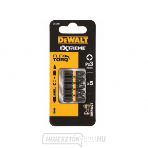 DEWALT 5 RÉSZES PZ3 25 mm-es EXTRÉM TORZIÓS BETŰ KÉSZLET DT7388T gallery main image