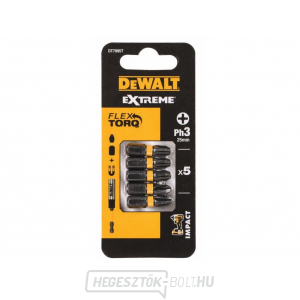 DEWALT 5 DARABOS PH3 25 mm-es EXTRÉM TORZIÓS FÉRSZETET DT7995T DEWALT 5 DARABOS PH3 25 mm-es EXTRÉM TORZIÓS FÉRSZETET DT7995T gallery main image