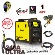 KOWAX GeniMig®240DP LCD SET 1a + égő 4m + kábelek 3m + szelep + burkolat Előnézet 