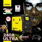 KOWAX GeniMig®240DP LCD + égő 4m + kábelek 3m Előnézet 